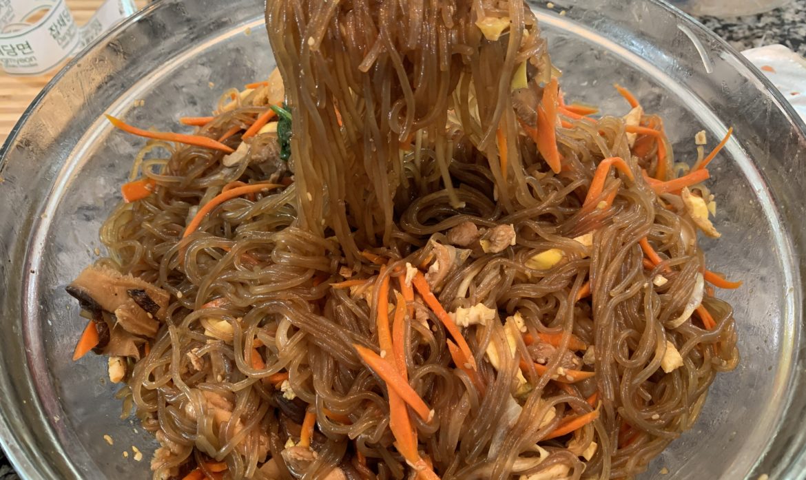 Easy Chicken Japchae